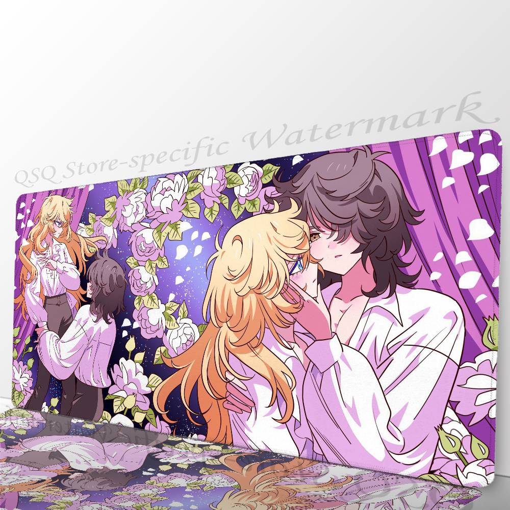 The Rose Of V-Versailles Anime Mousepad Mouse Mat Desk Mat With Pad Gaming Accessories Prime Gaming XXL Keyboard Pad Padding M