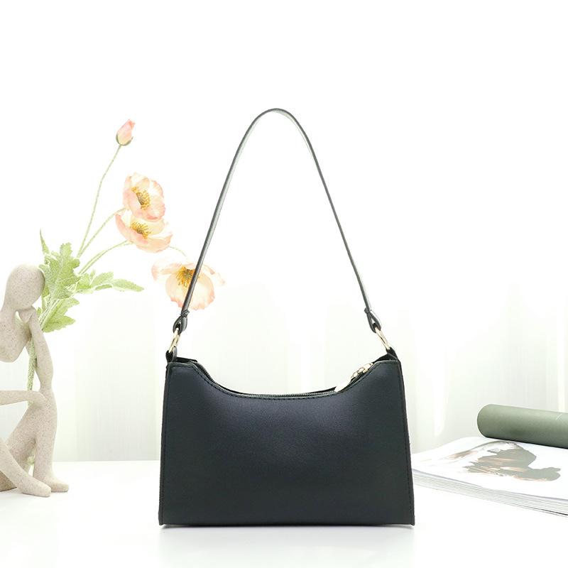 2022 Women's Korean Fashion Baguette Handbag - Simple Underarm Bag
