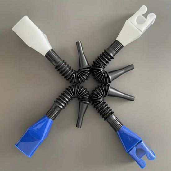 Nálevka na motorový olej zasouvací s ohebnou trubicí Zásobník benzinu Plastové auto Motocykl doplňování paliva Filtr Nákladní auto