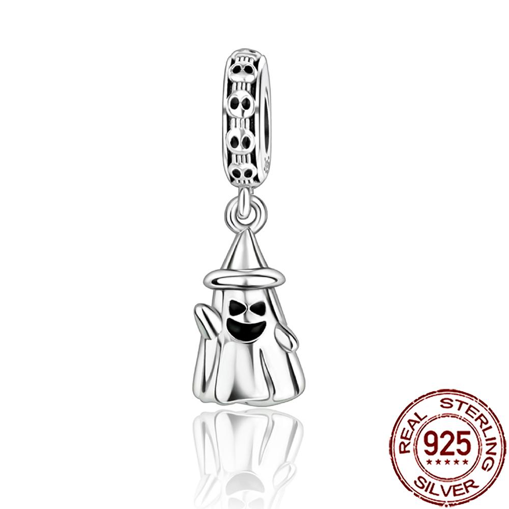 Gothic Charms Copper Halloween Nightmare Skull Skeleton Voodoo Doll Beads Fit Bracelet Necklace Diy Jewelry