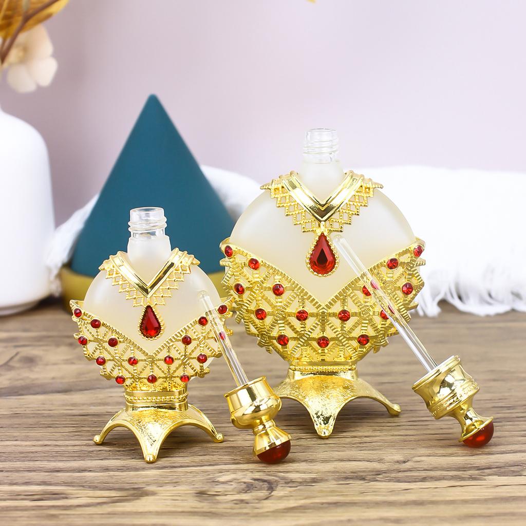 12/30ml Glass Perfume Bottles Glass Diamond Essential Oil Containers Empty Refillable Portable Travel Bottles for Perfume 4