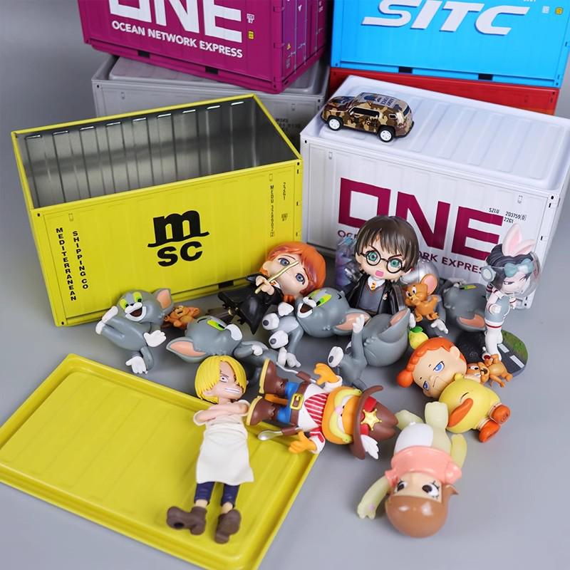 Trendy Multifunctional Tinplate Tissue Box: Creative Industrial Style Home Storage Box Ornament