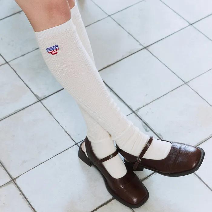 Butter High Knee Socks (Cream)