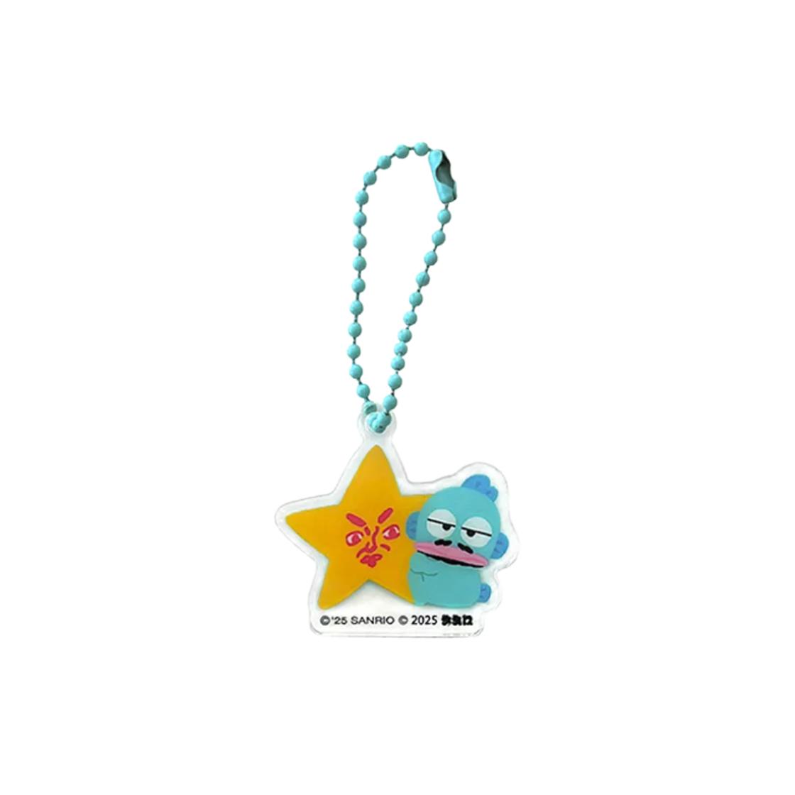 Sanrio x ChimChakMan Hangyodon Acrylic Keyring Star Multi ONE SIZE