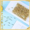220 Count Gold Push P, Standard Plastic Head Steel Point Gold Thumb Tacks Decorative Push P for Cork Board Wall Hanging
