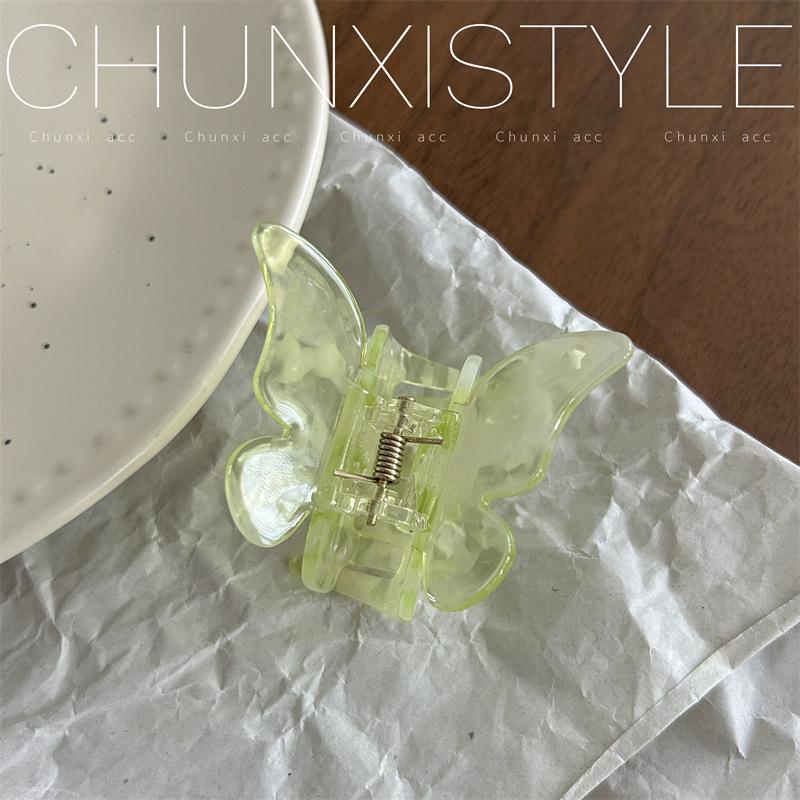 Elegant French Acetate Butterfly Hair Clip - Romantic Headdress for Women, Spring/Summer Accessories