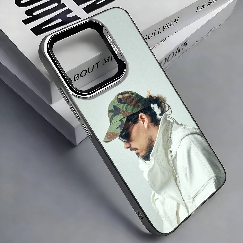 D-Dellafuente FC Phone Case For iPhone 17, 16,15,14,13,12,11 Plus,Pro Max, Colorful Silver Funda Cover iPhone12PRO