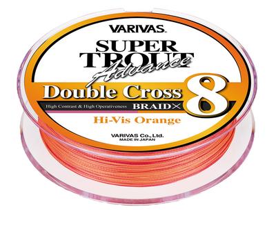 VARIVAS Super Trout Advance Double Cross PE X8 High Vis Orange 100m Gou 0.8 11.4lb