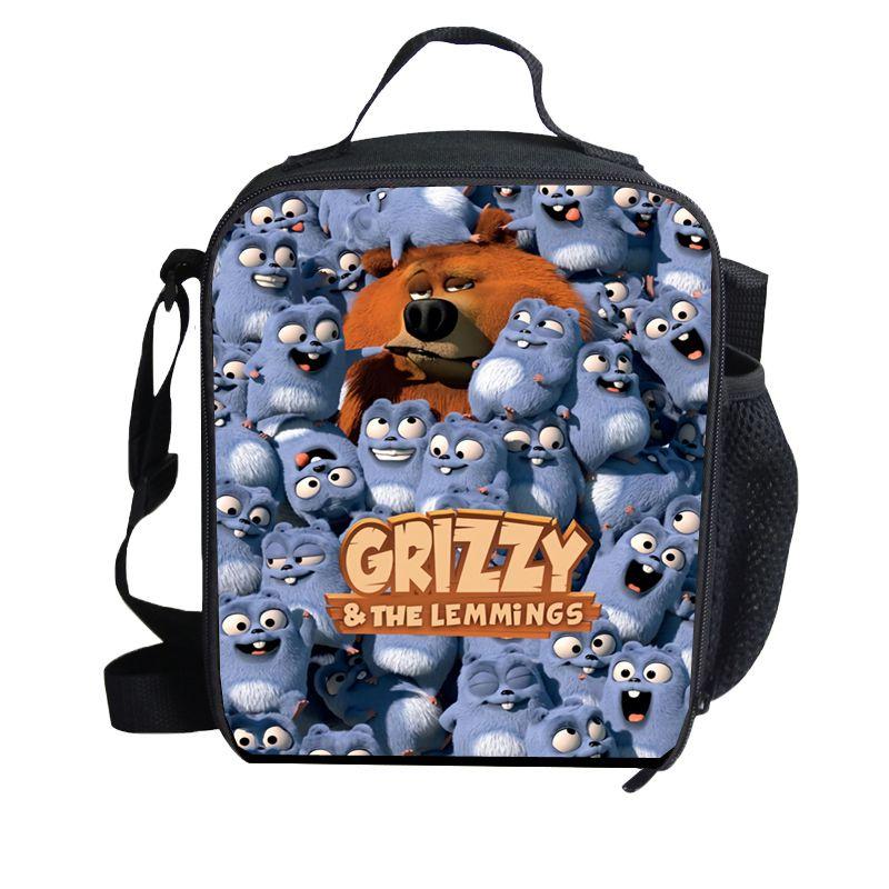 Five Nights At Freddy's School Outdoor Lunch Bag Durable Polyester Material Insulation Package