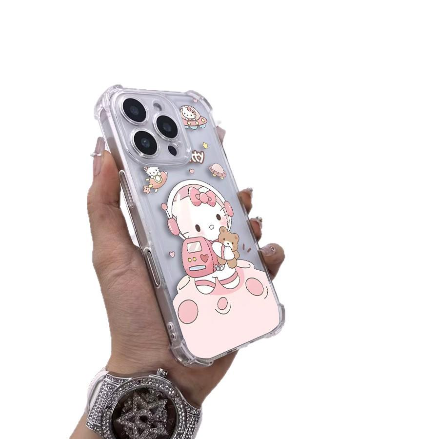 KT Cat Apple iPhone Case (iPhone 15/14/13/12/11 Pro) - Cute, Drop-proof, Hot Selling.
