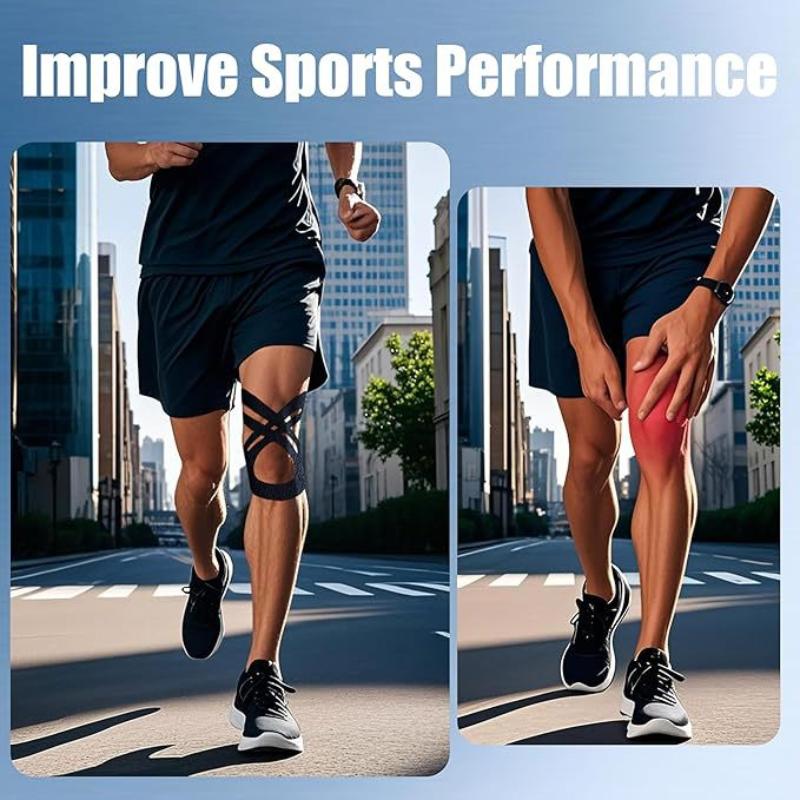 5Pcs Kinesiology Tape For Knees,Waterproof & Elastic,Breathable Knee Tape,Athletic Tape Provide Support & Stability For Running