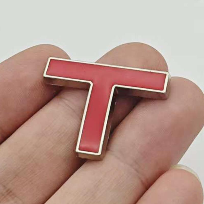 3D Metal Car Displacement 1.3 1.4 1.5 1.6 1.8 T Volume Logo Car Rear Trunk Emblem Badge Vehicle Sticker