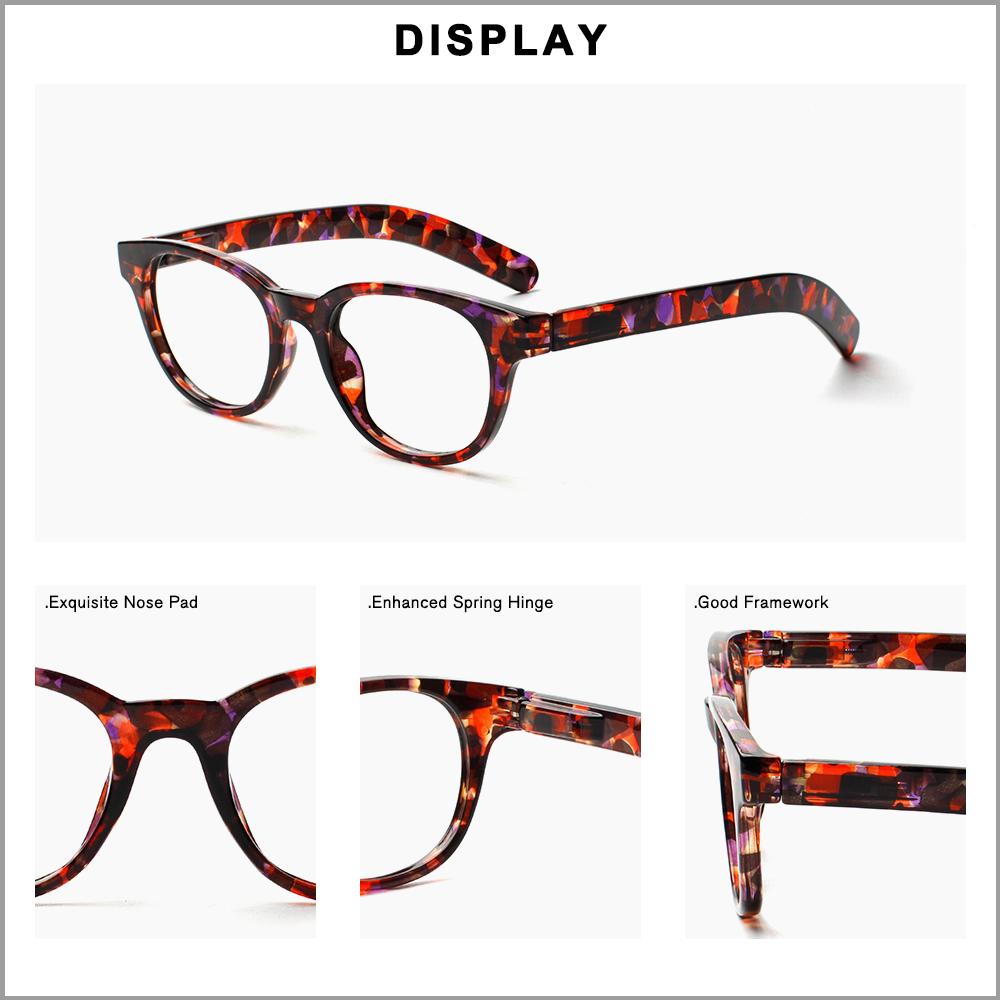 Turezing Fashion Ladies Reading Glasses Personality Print Flower Frame Decorative Eyeglasses +2.0+2.5+3.0+3.5