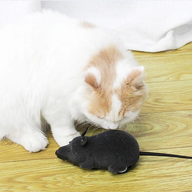 Realistic Plush Mouse Toys with Funny Tail for Dogs, Cats, Pets and Kids Toys, Pet Accessories Electric Remote Control Toys