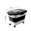 Cat Food Storage Container Box Organizer Large Leakproof Grains Rice