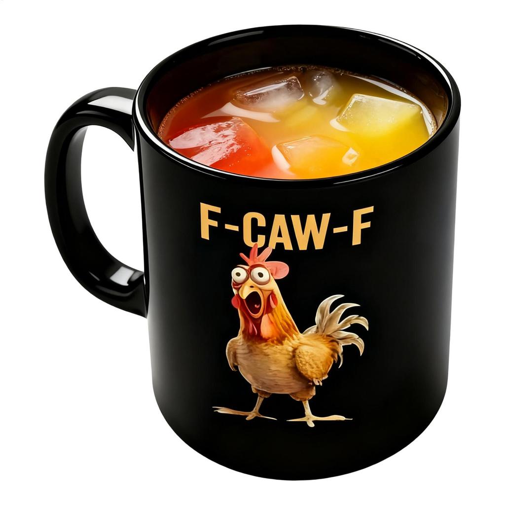 Rooster Coffee Mug Heat-Resistant Drinkware Funny Ceramic Coffee Mug for Birthday Christmas Easter Valentines Farm Kitchen