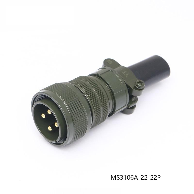 MS3106A 22-22S MS3102A 22-22P Aviation Plug Servo Motor Connector MS5015 4-core 4 Pin US Military Standard MS3100A MS3101A
