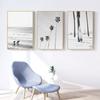 Black and White Style Wall Art Beach Surfing Poster Palm Canvas Painting Modern Pictures Decor for Living Room Home Decoration