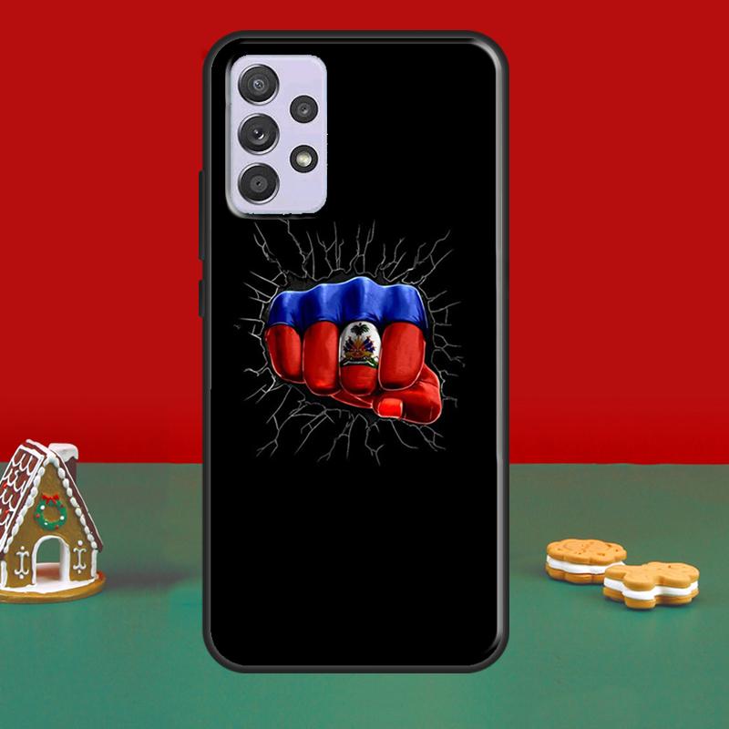 Haiti Haitianische Flagge Handyhülle Für Samsung A12 A22 A32 A42 A52 A72 A21S A52S A20e A31 A51 A71 A50 A70 Hülle