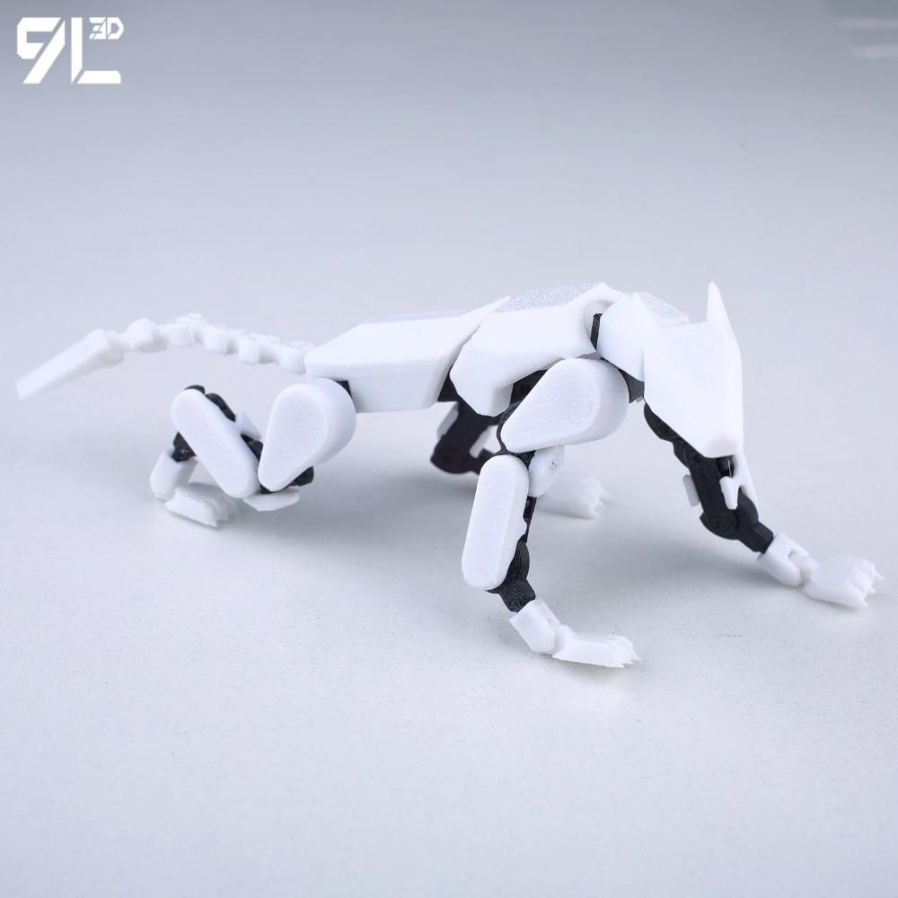 VIP-Dropshipping 9L3D Mechanical Dog Mounted Pets Anime Toys Action Figures Multi-Jointed Movable Shapeshift Robot Mannequin