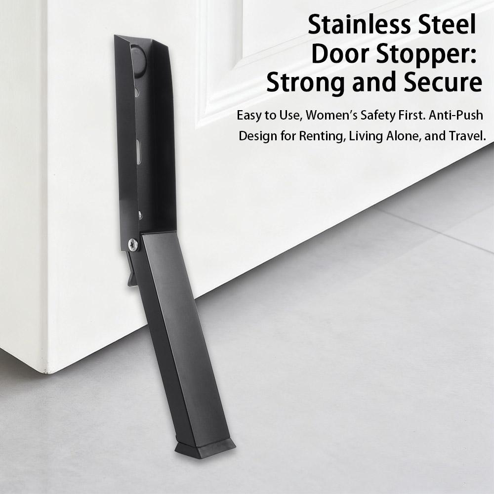 Windproof Stainless Steel Door Stopper Anti-collision Folding Door  Positioner  Safety Protection