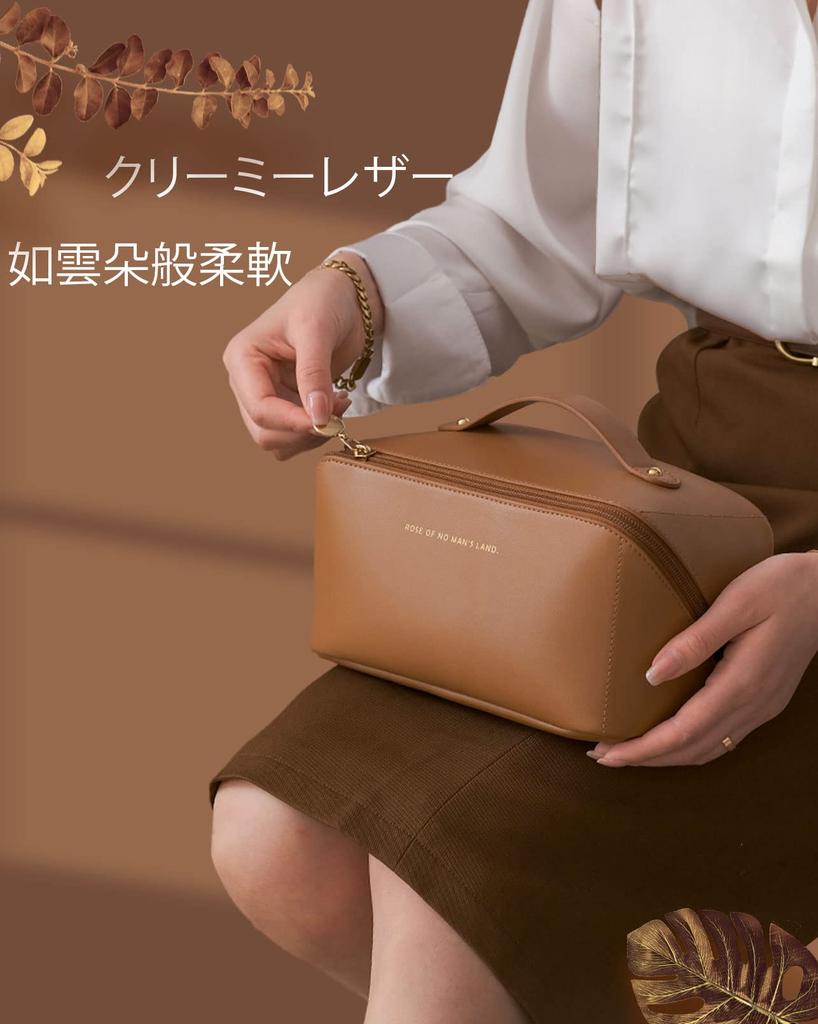 UULANFA Makeup Storage Large Cute and Travel Makeup Day Gift Pouch, Bag, Capacity, Portable, Lightweight, Waterproof, Stylish, Pouch, Mother's (Pink)