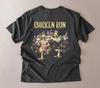 Chicken Run T-Shirt, Lustiges Tonanimations-Grafik-T-Shirt, Rocky Tweedy Ginger Merch, Animationscharakter-Shirt, Geschenk für Filmfans
