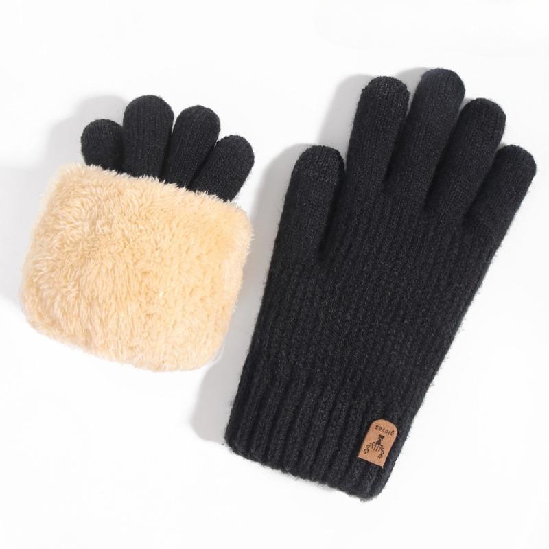 Thermal Touchscreen Gloves - Unisex Knit Winter Gloves with Touch-Sensitive Fingertips, Machine Washabl   for  Cycling,
