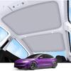 2026 Upgrade Sunshade Roof For Tesla Model Y Accessories 2024-2020 | [No-Gap/Sag-Free] Heat Insulation Glass Roof Sunshade Sunroof for Tesla Model Y