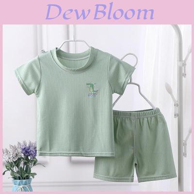 Baby Mädchen Jungen Sommer Eis Seide Kurzarm Anzug Mit Shorts Für Kleinkind