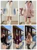 Women's Fashionable Knitted Fur Collar Cardigan Coat - Stylish High-End Autumn/Winter Outerwear Sweater Shawl