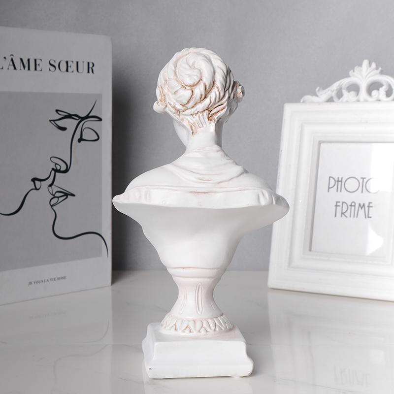 Greek Style Bust Statues for Sketching, Home Decorations for Bedroom, Living Room, and Study Desk