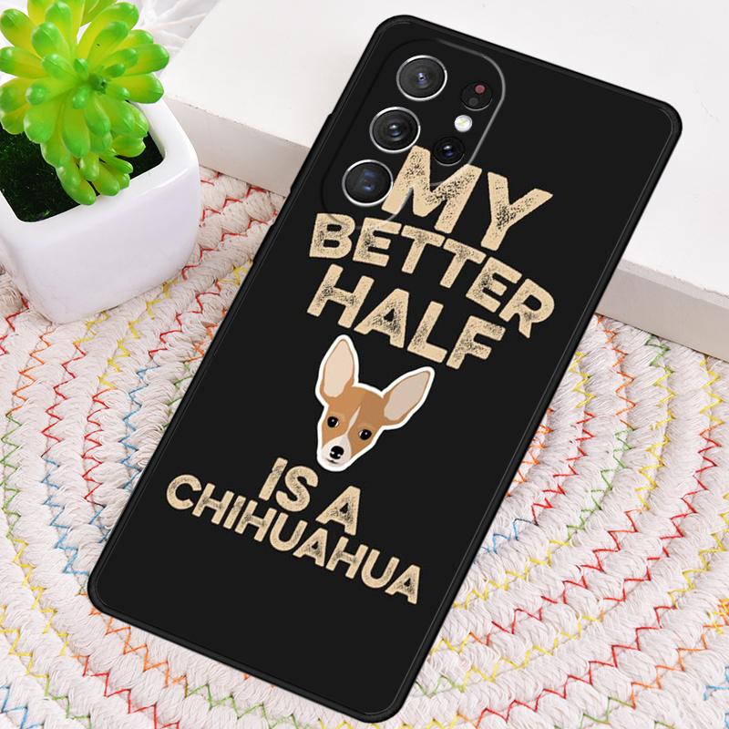 Animal chihuahua Phone Case for Samsung Galaxy note 10 pro S26 Ultra S23 S24 FE S25 S21 S22 PLUS shockproof Cove