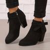 Women's Ankle Boots | Winter Fashion | Comfortable | Casual Wear | Zipper Closure