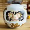 Japońska ceramiczna statuetka Daruma, amulet szczęścia, ozdoba zen, figurka fengshui, skarbonka, dekoracja stołu do domu, prezenty, 4"