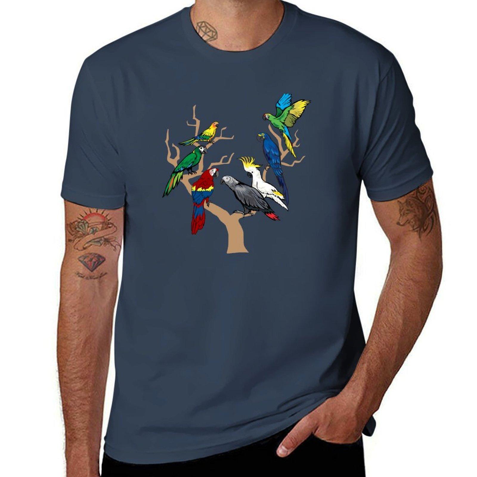 I Am Thankful For Parrots TShirt Quick Dry Training Short Sleeve Tee S