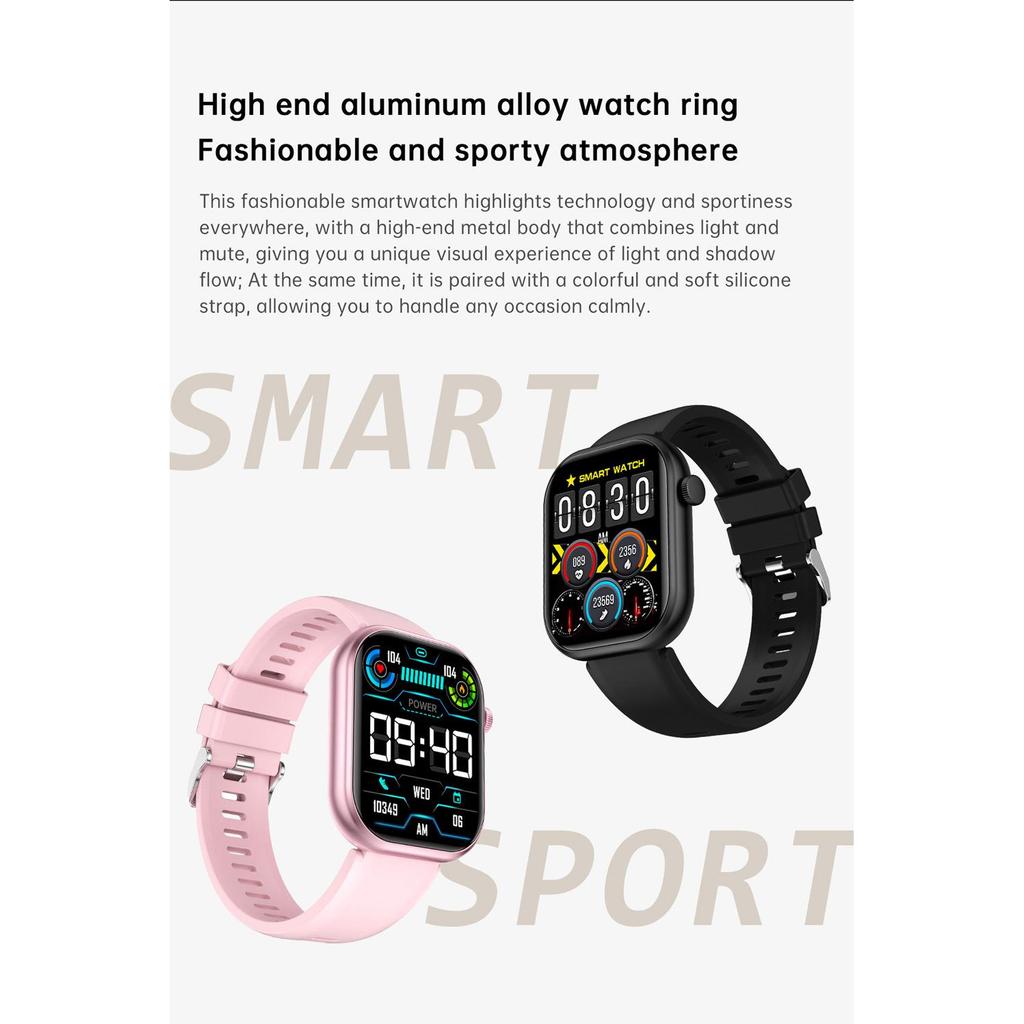 Smart Watch For Men Women Gift Full Touch Screen Sports Fitness Watches Bluetooth Calls Digital Smartwatch