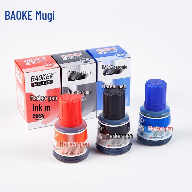 Bao Ke NO190 Oil-Based Marker Ink Refill, 36ML