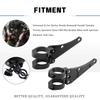 Scheinwerferhalterung 33mm-58mm Scheinwerferhalterung Montageklemme Gabel 54 49 45 41 37mm Motorrad