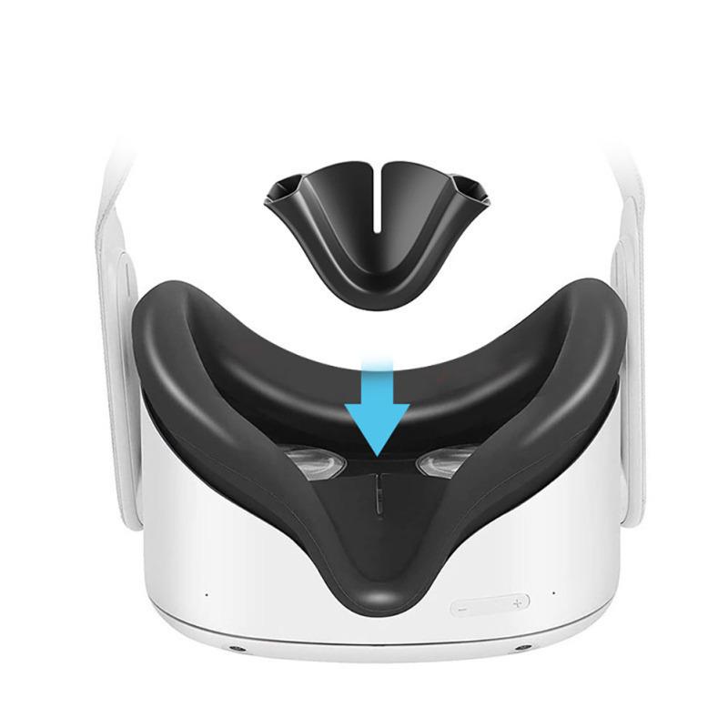 Weiches Silikon-Nasenpolster, wasserdicht, schweißfest, lichtblockierender Nasenaufkleber-Schutz, kompatibel mit