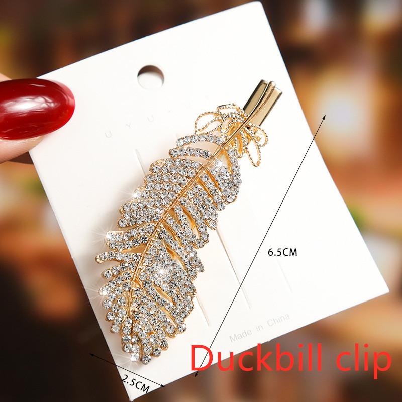 Elegant Rhinestone Hairpins Women Girls Pearl Hair Clips Pins Barrettes Accessories BB Hairclip Hairgrip Headdress