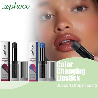 Temperature Color Change Lipstick Long Lasting Nourishing Moisturizing Exfoliating Gloss Non Sticky Discolore Lip Balm For Women