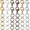 300Pcs/Set Lobster Clasp Jump Open Rings Jewelry Making Connector Kits for DIY Necklace Bracelet Chain Jewelry Accessories