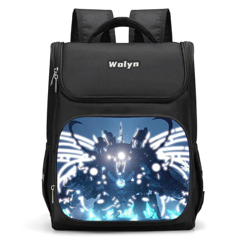 Spacious Oxford Cloth School Backpack 2024 Trendy Design For Kids And Preschoolers