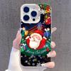 Christmas Application Apple 14P Mobile Phone Case New iPhone16Pro Hard Case 15max Anti-drop 12/11 Colored Silver 13