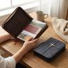Cross-themed PU Leather Bible Bag Dust-proof Bible Carrying Case  Church Use