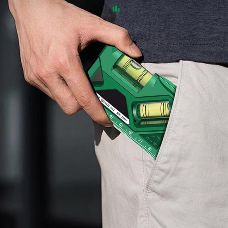 Mini Livella e Inclinometro Facili da Trasportare con Base Magnetica Forte Goniometro Livella per Ristrutturazioni Domestiche e Uso Professionale