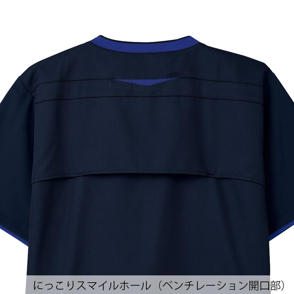 [Folk] Medical Scrub Jacket 7080SC Women's Dark Navy x Medium Blue M