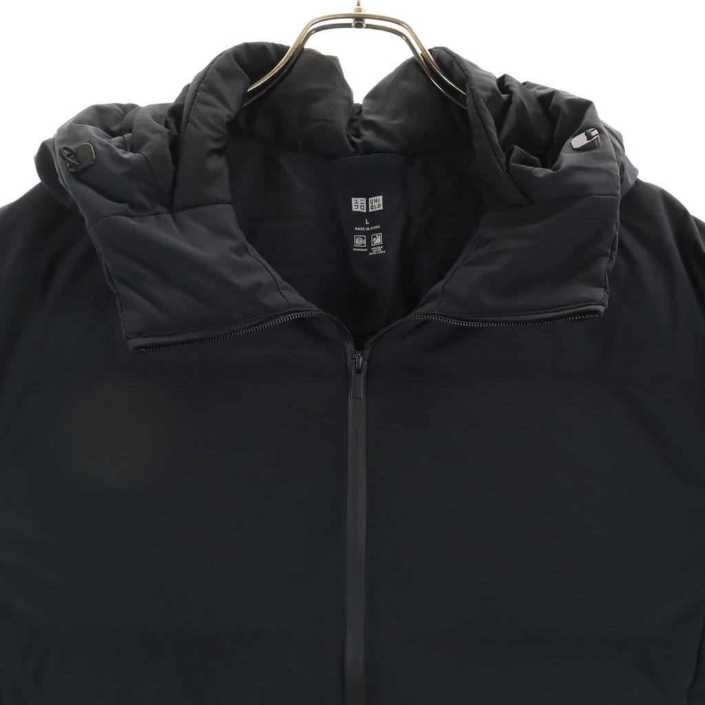 Uniqlo Long Sleeve Seamless Down Parka L Black Women Used