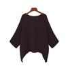 Summer New Style Ladies Irregular Sleeves Casual Round Neck All-match T-shirt